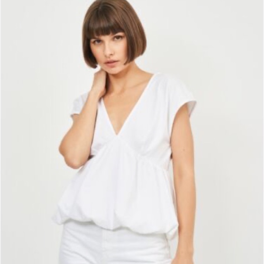 Zara white blouse
